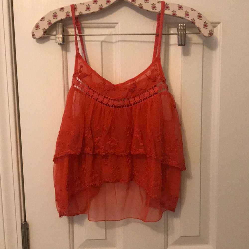 Free People Layered Lace Babydoll Tank